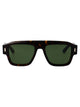 Calvin Klein Dark Havana Acetate Sunglasses