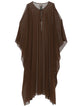 Fisico Semi-Sheer Kaftan Dress