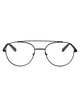 Calvin Klein Jeans Matte Black Metal Glasses