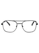 Calvin Klein Jeans Matte Black Metal Glasses