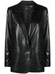 Alice + Olivia Faux Leather Blazer Jacket