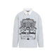 Acne Studios Light Grey Graphic Print T-Shirt
