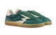 Moa Concept Green Suede Lace-Up Sneakers