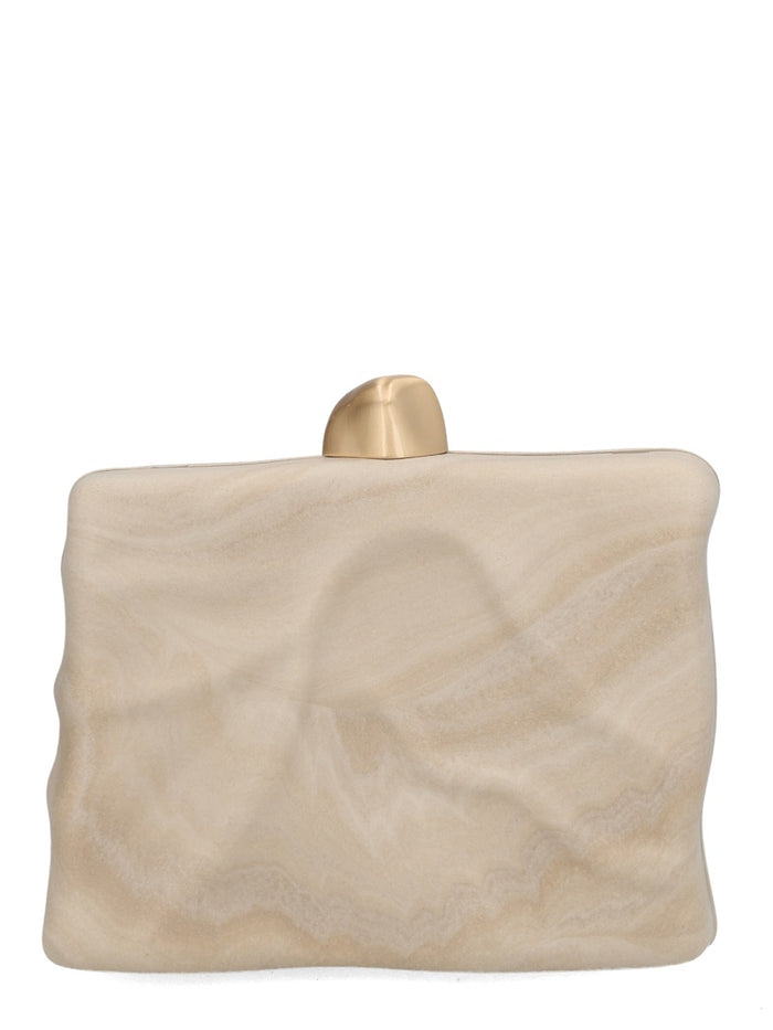 Cult Gaia Ivory Acrylic Clutch