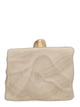 Cult Gaia Ivory Acrylic Clutch