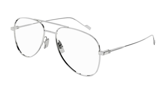 Saint Laurent Eyeglasses Classic 11 Ysl 002 Silver Silver Transparent 55/17/145