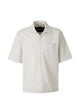 Herno Polyester Seersucker-Texture Short-Sleeve Shirt