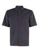 Herno Bowling Blu Navy Polyester Shirt