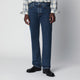 Jeanerica Dark Blue Vintage-Effect Casual Jeans