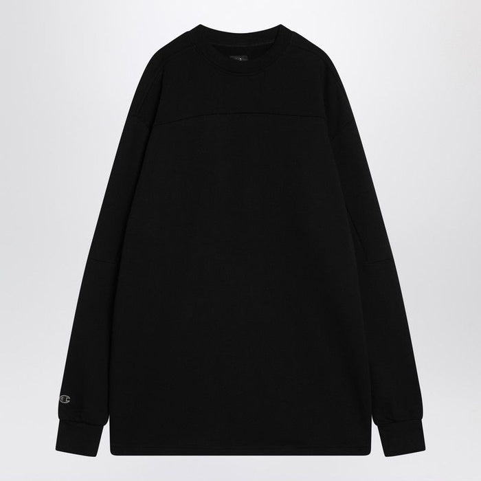 Rick Owens X Champion Black Tommy T Sweatshirt