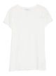 Patrizia Pepe White Viscose Elastan T-Shirt