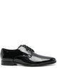 Dolce & Gabbana Raffaello Black Leather Derby Shoes