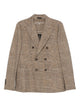 Circolo 1901 Bark Cotton Check Pattern Shirt Jacket