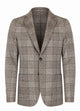 Circolo 1901 Brown Cotton Check Pattern Jacket