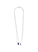 Isabel Marant Navy Silver Brass Necklace
