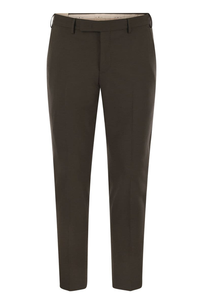 Pt Torino Dieci - Stretch Virgin Wool Trousers