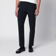 Pt Torino Dieci Trousers In Blue Wool Blend