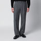 Pt Torino Grey Pants In Virgin Wool