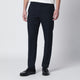 Pt Torino Blue Slim-Fit Cotton-Blend Trousers