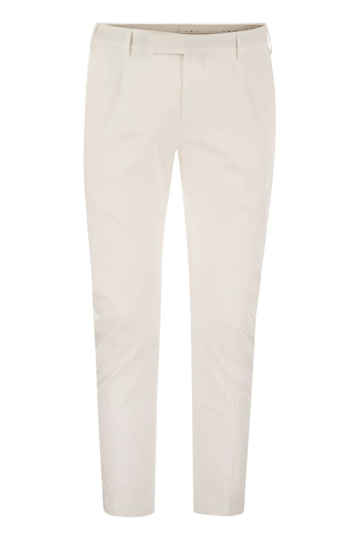 Pt Torino Dieci - Stretch Cotton Trousers
