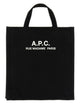 A.p.c. Black Cotton Handbag