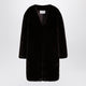 The Frankie Shop Brown Faux-Fur Coat