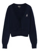 A.p.c. Cardigan With Embroidered Logo