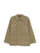 A.p.c. Olive Green Organic Cotton Shirt