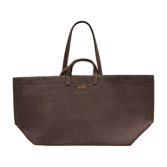 A.p.c. Le Drummer Shopper Bag - - Cotton - Brown