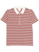 A.p.c. Raye Striped Cotton Polo Shirt