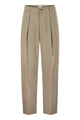 A.p.c. Tailored Cotton Trousers With Pleats