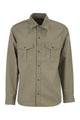 A.p.c. Cotton Utility Shirt With Patch Pockets