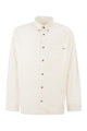A.p.c. Cotton Button-Down Shirt With Embroidered Logo