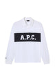 A.p.c. White 100% Coton T-Shirts And Polos