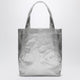 A.p.c. Small Lou Metallic Silver Tote Bag