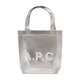 A.p.c. Lou Small Shopper Bag - - Synthetic - Silver