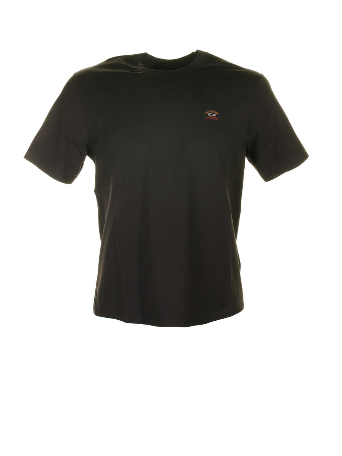 Paul & Shark Black T-Shirt With Logo