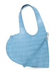 Coperni Coperni Baby Heart Croc-Embossed Leather Shoulder Bag