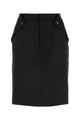 Coperni Black Stretch Polyester Blend Skirt