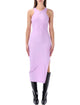 Coperni Coperni Purple Fitted Racer Tank Dress
