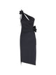 Coperni Asymmetric Mini Flower Gown