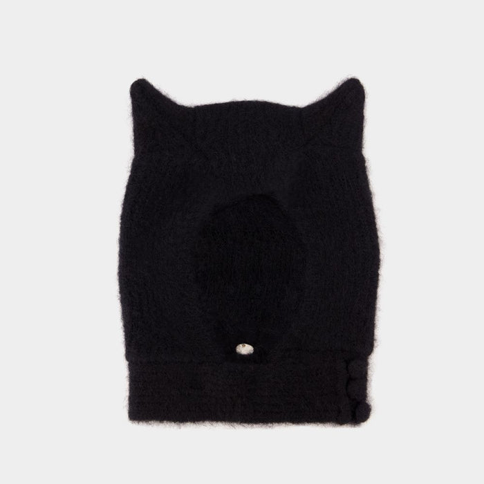 Coperni Knitted Horn Beanie Hat