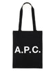 A.p.c. Black Canvas Lou Shopping Bag