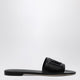 Dolce&Gabbana Black Leather Slides With Dg Logo
