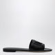 Dolce&Gabbana Black Leather Slides With Dg Logo