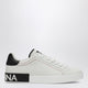 Dolce&Gabbana Portofino White/Black Leather Sneakers