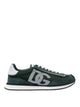 Dolce & Gabbana Green Suede Rubber Sneakers