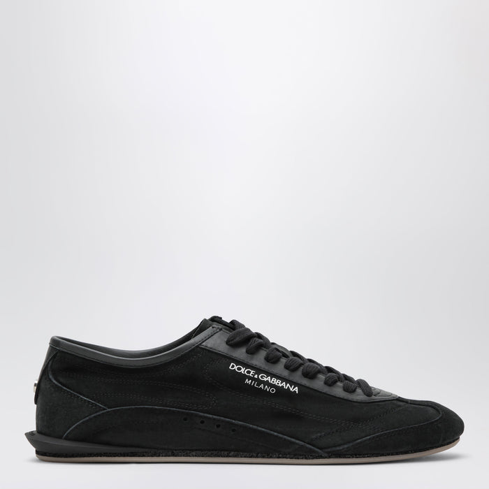 Dolce&Gabbana Black Dg Sailing Raffia Trainers