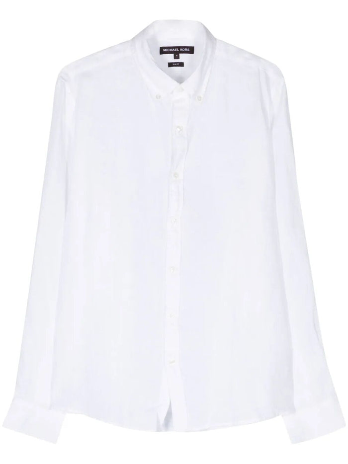 Michael Kors Long Sleeves Linen Shirt