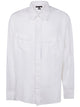 Michael Kors Long Sleeves Linen 2 Pockets Over Shirt